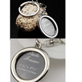 Oval Shape Photo Frame Keyring Holders